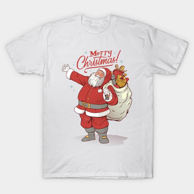 Merry Christmas Santa T-Shirt by MajorCompany